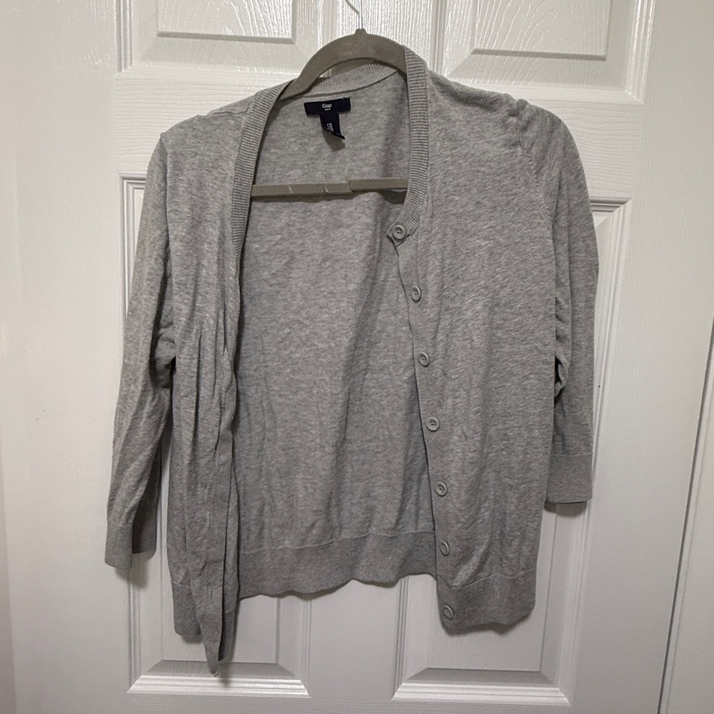 GAP Light Gray Women's Cardigan